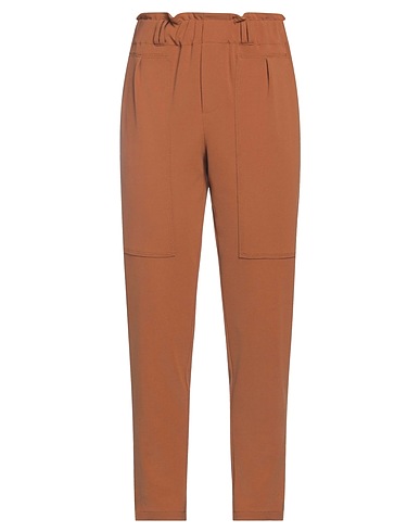 RUE DU BAC Casual trouser Camel 95% Polyester, 5% Elastane