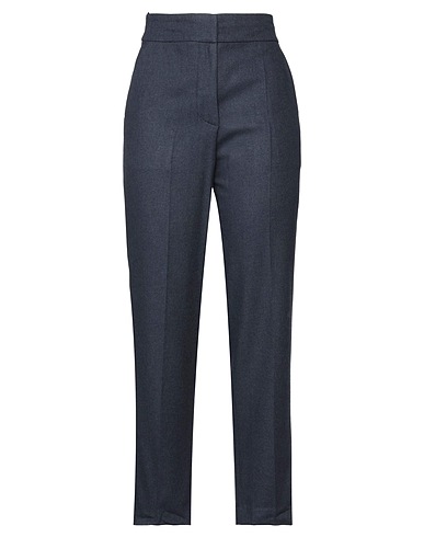MVP WARDROBE Casual pants Slate blue 70% Viscose, 30% Wool, Polyester