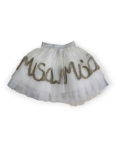 MIMISOL Skirt White Cotton
