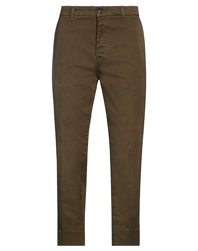 HAIKURE Casual trouser Military green 98% Cotton, 2% Elastane