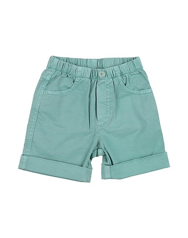 IL GUFO Shorts & Bermuda Sage green 98% Cotton, 2% Elastane