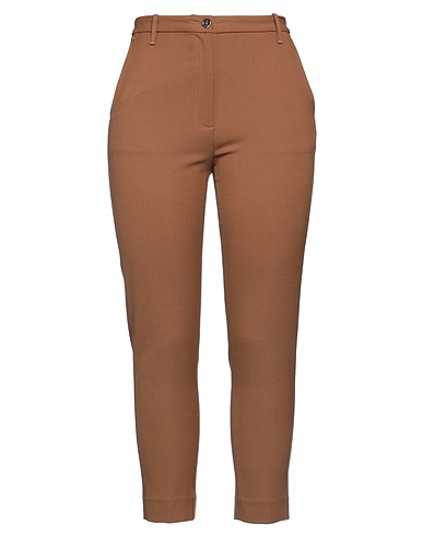 NINE IN THE MORNING Casual trouser Brown 95% Wool, 5% Elastane
