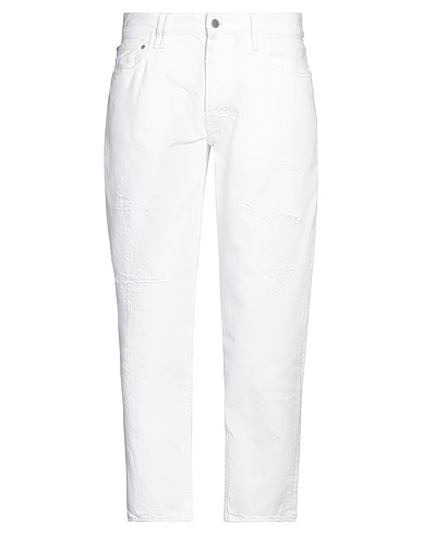 CYCLE Denim pants White 100% Cotton