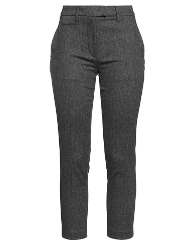 DONDUP Casual trouser Black 34% Polyester, 33% Viscose, 32% Wool, 1% Elastane