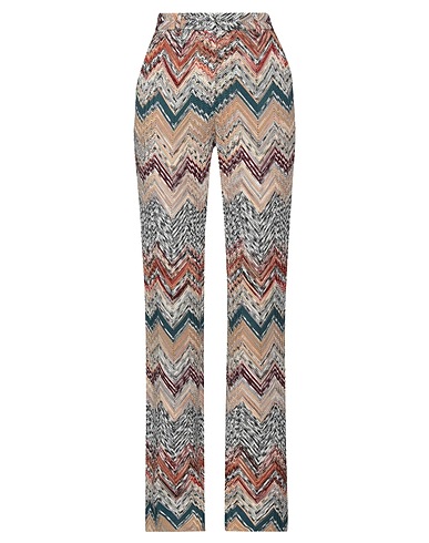 MISSONI Casual trouser Beige 50% Acetate, 50% Viscose