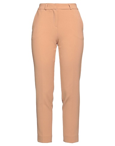 SIMONA CORSELLINI Pantalone Cammello 63% Poliestere, 27% Viscosa, 7% Cotone, 3% Elastan