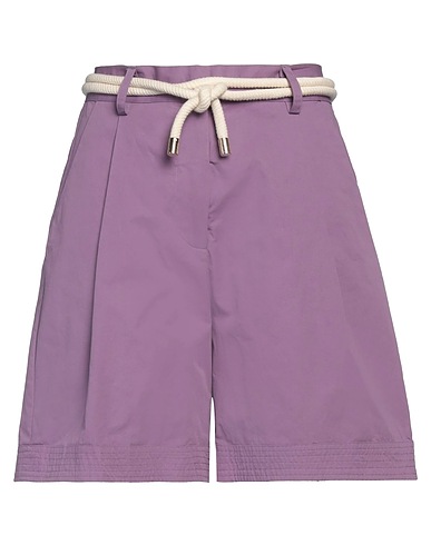WEILI ZHENG Shorts & Bermuda Viola 100% Cotone