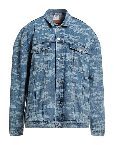 VETEMENTS Denim jacket Blue 100% Cotton