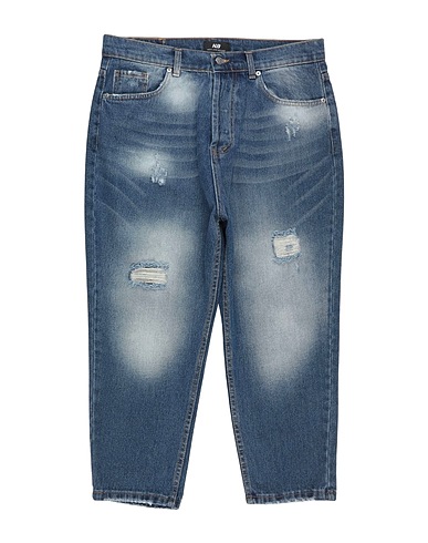 NJB NEW JOB BRAND Denim trousers Blue 100% Cotton