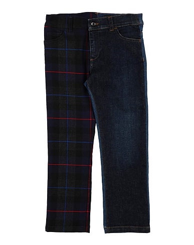 DOLCE&GABBANA Denim trousers Blue 49% Cotton, 45% Virgin Wool, 4% Polyamide, 2% Elastane