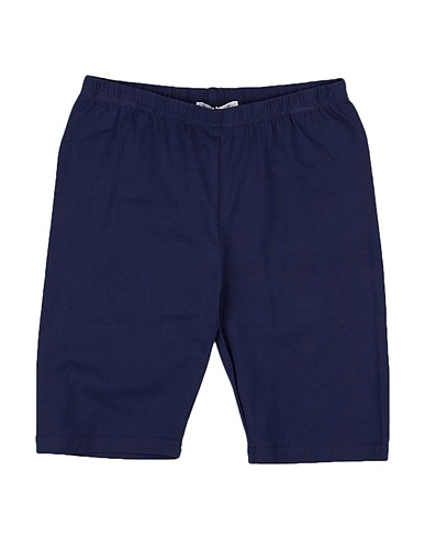 Y-CLÙ Shorts & Bermuda Navy blue 94% Cotton, 6% Elastane