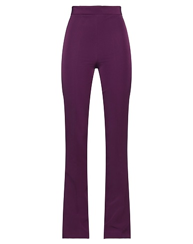 ACTUALEE Pantalone Prugna 88% Poliestere, 12% Elastan