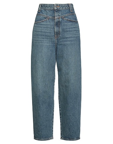 KHAITE Denim trousers Blue 100% Cotton