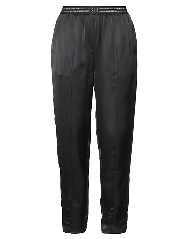 TRUE ROYAL Casual trouser Black 100% Viscose