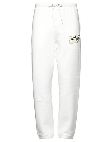MONCLER Casual trouser White 100% Cotton