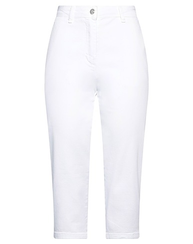 SILVIAN HEACH Casual pants White 97% Cotton, 3% Elastane