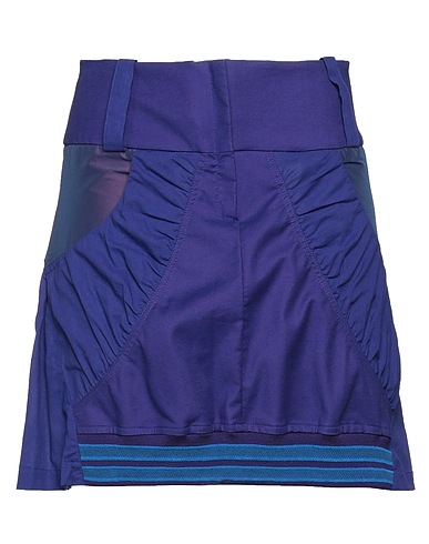 PAULA CANOVAS DEL VAS Mini skirt Purple 95% Cotton, 5% Elastane