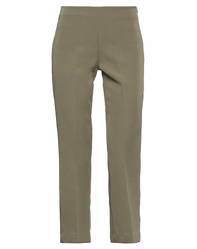 BOUTIQUE de la FEMME Casual pants Military green 88% Polyester, 12% Elastane