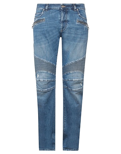 BALMAIN Denim trousers Blue 98% Cotton, 2% Elastane