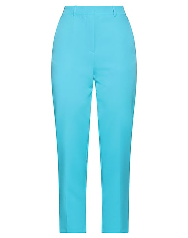 VICOLO Casual trouser Turquoise 95% Polyester, 5% Elastane