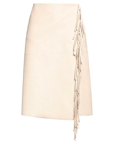 STELLA McCARTNEY ミディ丈スカート オフホワイト ポリエステル 62% / レーヨン 38% / ポリウレタン