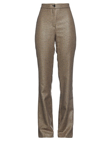 TWINSET Casual trouser Gold 60% Wool, 27% Polyamide, 9% Polyester, 4% Other Fibres