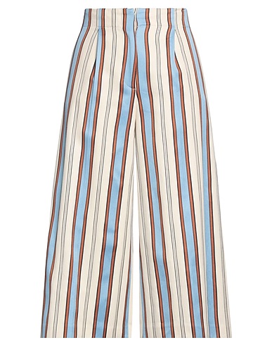 SEVENTY VENEZIA Casual trouser Cream 97% Cotton, 3% Elastane