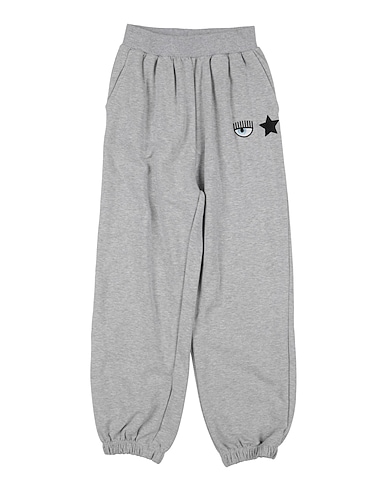 CHIARA FERRAGNI Casual trouser Grey 96% Cotton, 4% Elastane