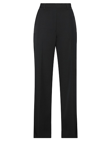 BURBERRY Casual trouser Black 100% Virgin Wool, Silk