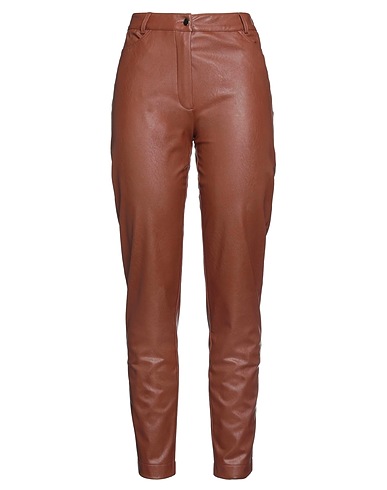 D.EXTERIOR Pantalone Marrone 57% Poliuretano, 33% Viscosa, 5% Altre Fibre, 3% Poliestere, 2% Elastan