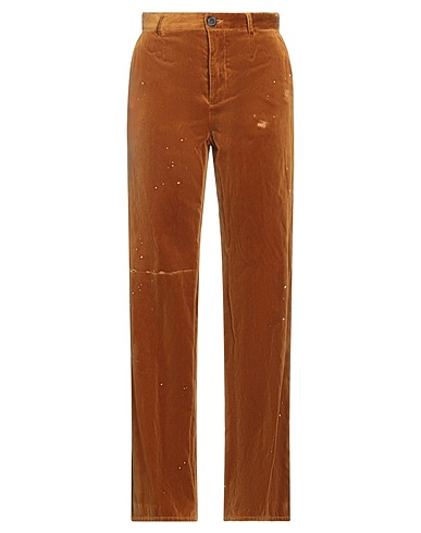 DSQUARED2 Casual trouser Camel 96% Cotton, 4% Metallic fiber