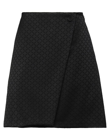 MVP WARDROBE Minigonna Nero 97% Viscosa, 3% Elastan