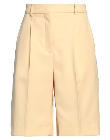 ACNE STUDIOS Shorts & Bermuda Pastel yellow 55% Polyester, 45% Wool
