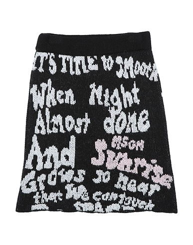 MSGM Gonna KIDS Nero 75% Acrilico, 10% Lana, 10% Viscosa, 5% Lana di alpaca