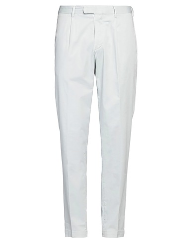 DEVORE INCIPIT Casual trouser Light grey 93% Cotton, 6% Silk, 1% Elastane