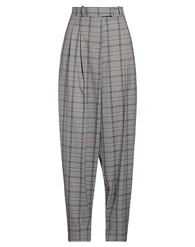 SEMICOUTURE Casual trouser Grey 68% Polyester, 29% Viscose, 3% Elastane