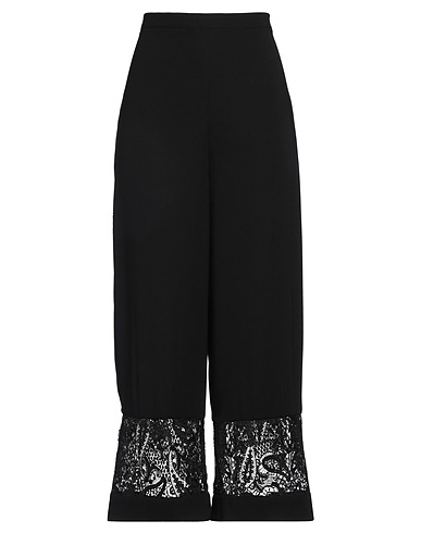 GAI MATTIOLO Casual trouser Black 50% Polyester, 50% Polyamide