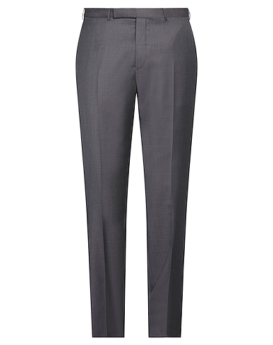 ZEGNA Casual trouser Grey 95% Wool, 5% Cotton