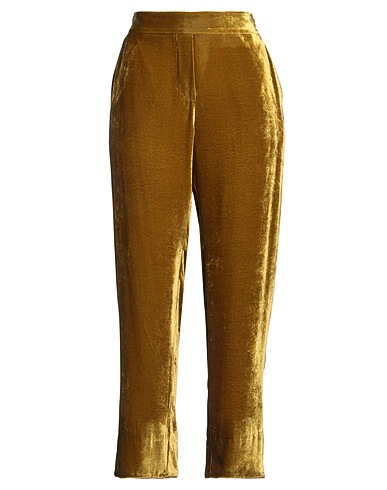 HANAMI D'OR Pantalone Senape 80% Viscosa, 20% Seta
