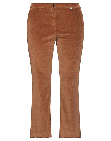 MYTHS Casual trouser Brown 75% Cotton, 23% Modal, 2% Elastane