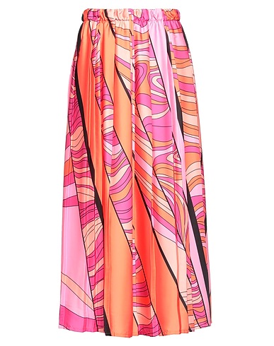 PINK MEMORIES Maxi Skirts Orange 100% Polyester