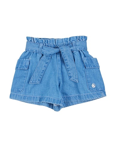 PETIT BATEAU Denim shorts Blue 100% Cotton