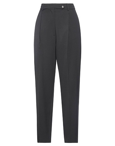 TELA Pantalone Nero 52% Poliestere, 43% Lana Vergine, 5% Elastan