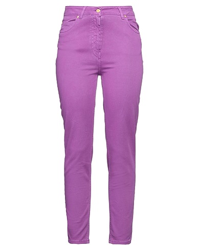 CLIPS MORE Pantaloni jeans Viola 98% Cotone, 2% Elastan