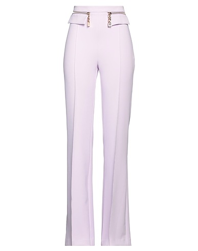 ELISABETTA FRANCHI Casual trouser Lilac 96% Polyester, 4% Elastane