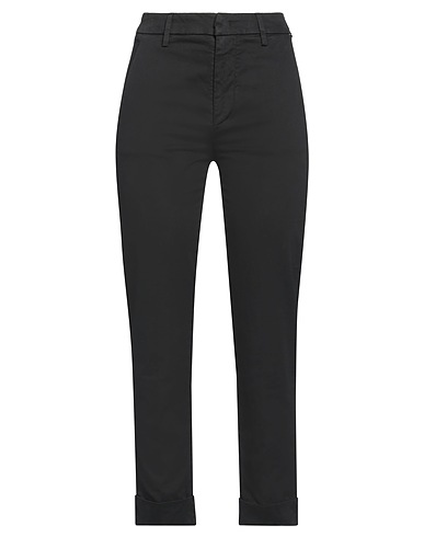 DONDUP Casual pants Black 97% Cotton, 3% Elastane