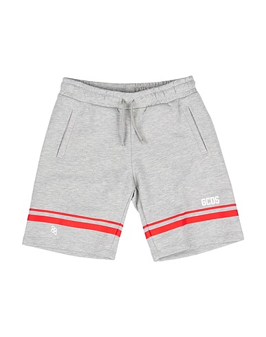 GCDS MINI Shorts & Bermuda Light grey 100% Cotton