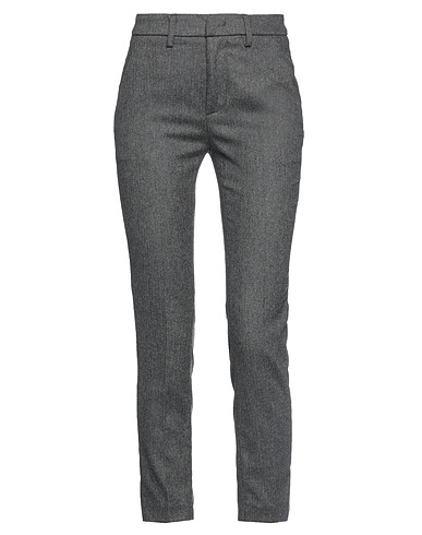 DONDUP Casual trouser Charcoal 34% Polyester, 33% Viscose, 32% Wool, 1% Elastane