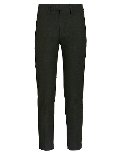 DONDUP Casual pants Dark green 34% Polyester, 33% Viscose, 32% Wool, 1% Elastane