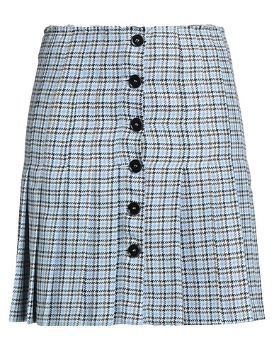 ATTIC AND BARN Mini skirt Sky blue 70% Polyester, 30% Viscose